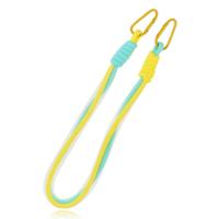 Telefoonkoord 75cm - Fel geel & Blauw