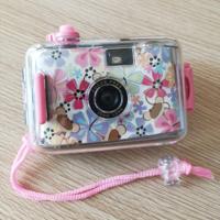 SUC4 bloemen patroon retro film camera mini Point-and-shoot camera voor kinderen 5m waterdicht