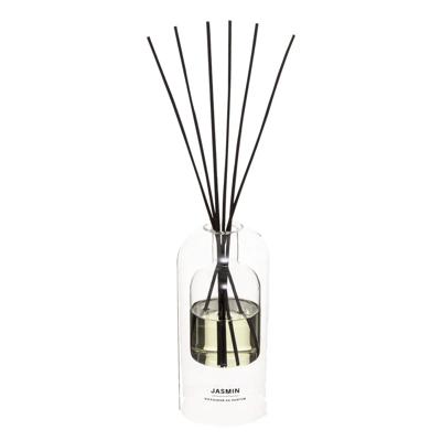 Geurstokjes in luxe glazen houder - Jasmijn - 150 ml - geurverspreider - interieurparfum
