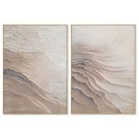 Canvas Home ESPRIT Modern 103 x 4 x 143 cm (2 Stuks)