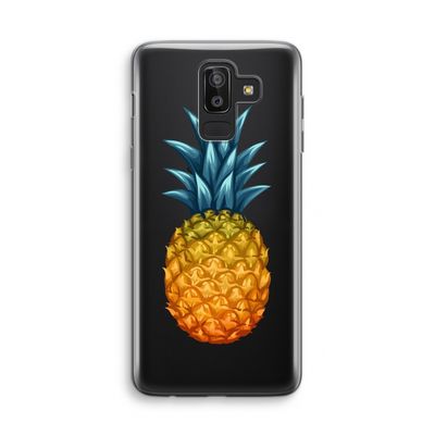 Grote ananas: Samsung Galaxy J8 (2018) Transparant Hoesje