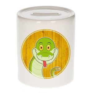 Cadeau kinder spaarpotten slang 9 cm