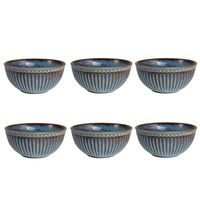 6x Stuks - GreenGate Ontbijtschaaltje (Cereal Bowl) Alice oyster blauw (450 ml) - thumbnail