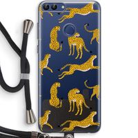 Luipaard: Huawei P Smart (2018) Transparant Hoesje met koord