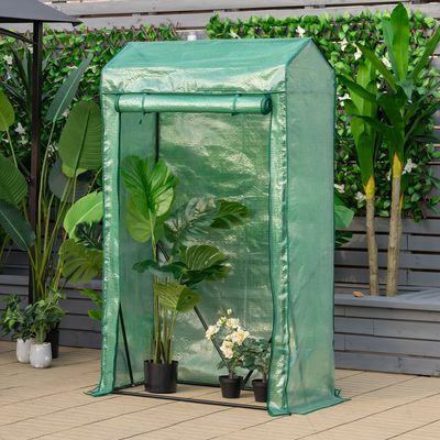 Tuinkas 100 x 50 x 170 cm Inloop Tuinkas Groen