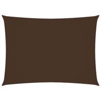 Zonnescherm rechthoekig 6x7 m oxford stof bruin