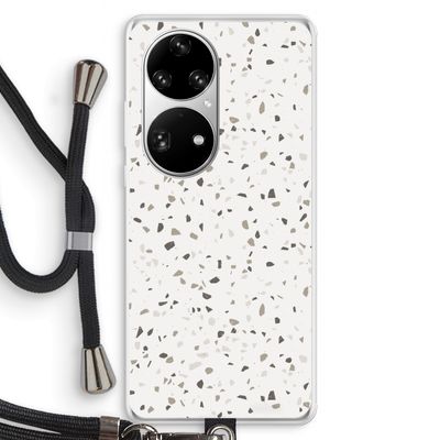 Terrazzo N°14: Huawei P50 Pro Transparant Hoesje met koord