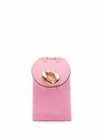 JW Anderson sac à bandoulière Lid Pocket en cuir - Rose