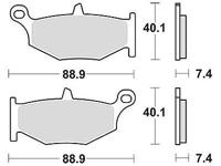 TRW Brake pad mcb 783 sh sintered metal