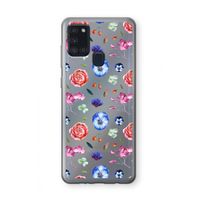 Bloemetjes: Samsung Galaxy A21s Transparant Hoesje