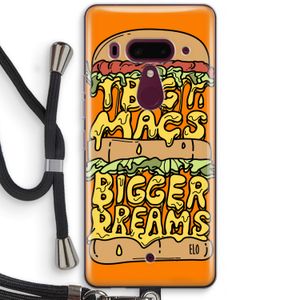 Big Macs Bigger Dreams: HTC U12+ Transparant Hoesje met koord