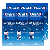Oral-B Super Floss Threader - 6 x 50 stuks - Voordeelverpakking