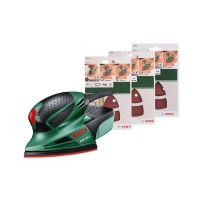 Bosch Groen psm 100 a multischuurmachine + 30 schuurvellen - 100w - 06033b7002 - 06033b7002