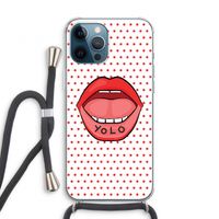 Yolo Denise: iPhone 12 Pro Transparant Hoesje met koord