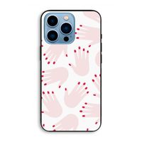 Hands pink: iPhone 13 Pro Max Biologisch afbreekbaar hoesje