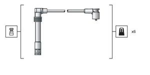 Bougiekabelset MSK1162