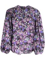 ISABEL MARANT blouse Zara à fleurs - Violet