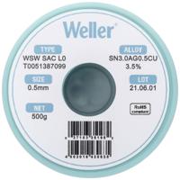 Weller WSW SAC L0 Soldeertin, loodvrij Spoel Sn3,0Ag0,5Cu 500 g 0.5 mm - thumbnail