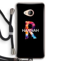 Abstract Spectrum: HTC U Play Transparant Hoesje met koord