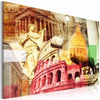 Schilderij - Charming Rome, Multi-gekleurd, premium print