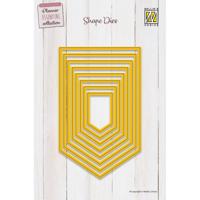 Nellie's Choice • shape dies cutting & embossing banners 8st.