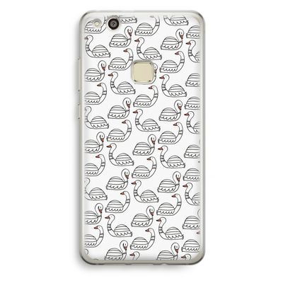 Zwanen: Huawei Ascend P10 Lite Transparant Hoesje