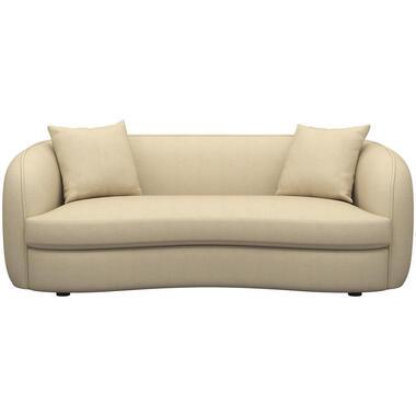 Bank Enzio 3,5-zits - stof Elephant - beige - Leen Bakker