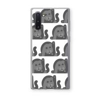 Cats: Samsung Galaxy Note 10 Transparant Hoesje