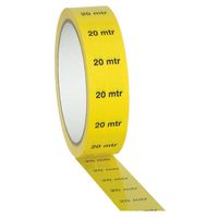 Showtec PVC markeringstape 20m indicatie geel