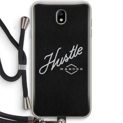 Hustle: Samsung Galaxy J7 (2017) Transparant Hoesje met koord