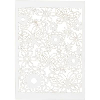 Creativ Company Patroonkarton, vel 10,5x15 cm, 200 gr, wit, 10 stuk/ 1 doos