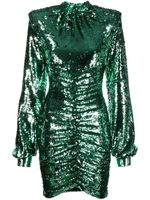 Philipp Plein robe à ornements en sequins - Vert