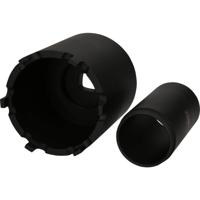 KS Tools 460.5645 Set steekmoeren met geleidebuis voor Mercedes, Ø 100 mm, 2-delig