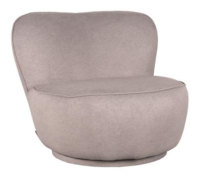 LABEL51 Fauteuil 'Bunny' Microfiber, kleur Taupe