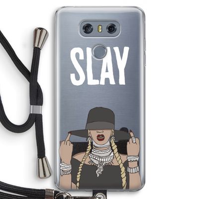 Slay All Day: LG G6 Transparant Hoesje met koord
