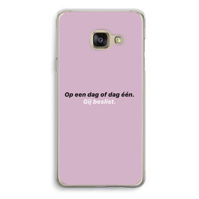 gij beslist: Samsung Galaxy A3 (2016) Transparant Hoesje