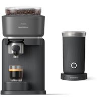 Philips BAR303/60 Baristina Espresso Koffiemachine - Zwart met Baristina Melkopschuimer Bundel