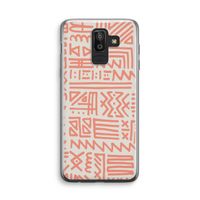 Marrakech Pink: Samsung Galaxy J8 (2018) Transparant Hoesje