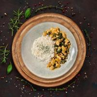 Thaise curry - Malse Kipfilet - Basmati rijst (High Proteïn) Thaise curry - Malse Kipfilet - Basmati rijst (High Proteïn)