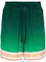 Casablanca Zijden shorts - Groen - thumbnail