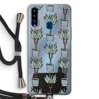 Boompje: Samsung Galaxy A20s Transparant Hoesje met koord