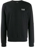 Ea7 Emporio Armani sweat à logo imprimé - Noir