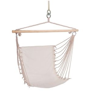 Hangstoel/hangende stoel beige 100 x 60 cm