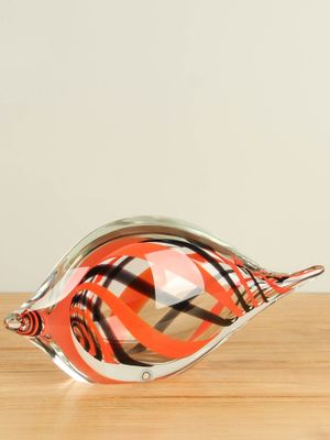 Glazen object rood/zwart 92115533R