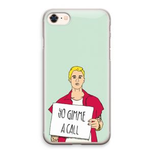 Gimme a call: iPhone 8 Transparant Hoesje