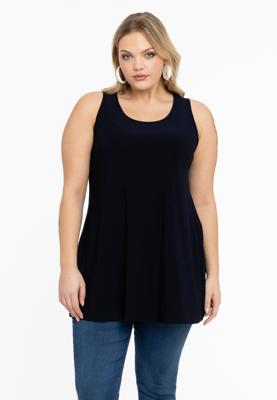 Yoek Top flare | Blauw | Maat 42/44