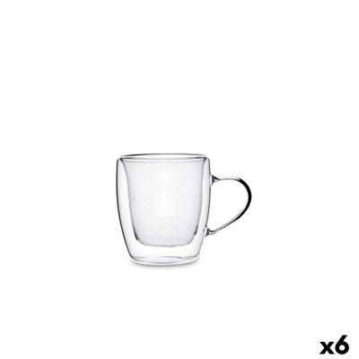 Theeglas en koffieglas Quid Serenia Transparant Glas 80 ml (6 Stuks)