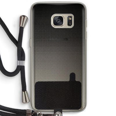 Musketon Halftone: Samsung Galaxy S7 Transparant Hoesje met koord