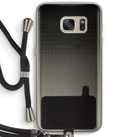 Musketon Halftone: Samsung Galaxy S7 Transparant Hoesje met koord