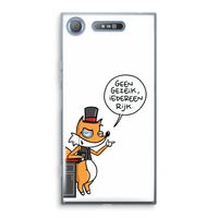 Geen Gezeik: Sony Xperia XZ1 Transparant Hoesje